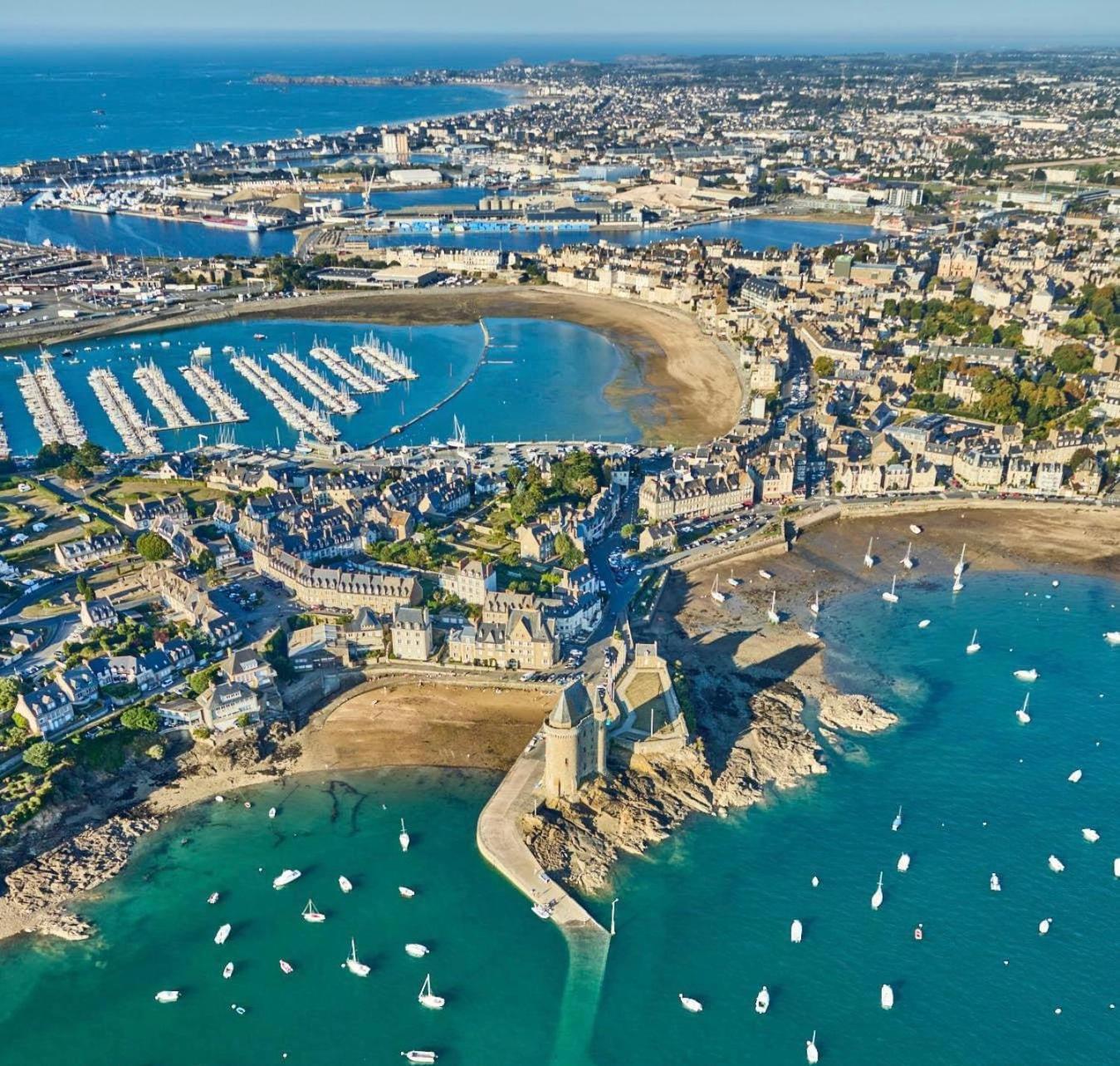 « Kraou Kezeg » A 50M De La Mer - 2/4 Pers. Saint-Malo Bagian luar foto